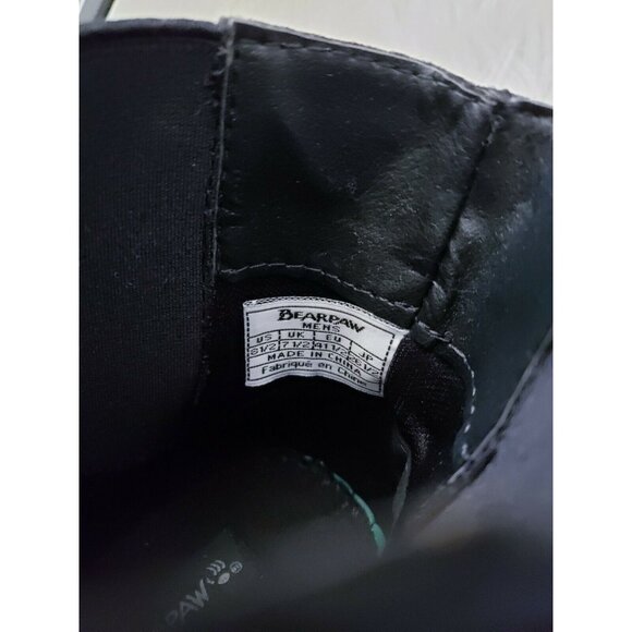 BEARPAW Chelsea Suede Pull On Ankle Boots Alastair Waterproof Men Women Sz 8.5M - Picture 8 of 9